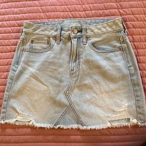 American eagle denim skirt